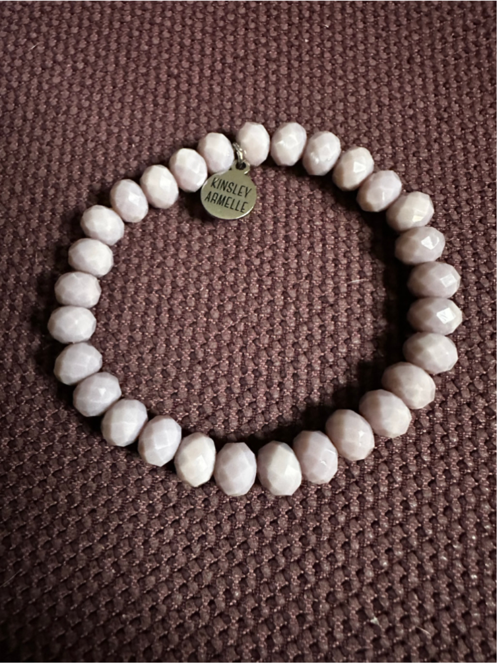 Kinsley Armelle Lavender Beaded Bracelet